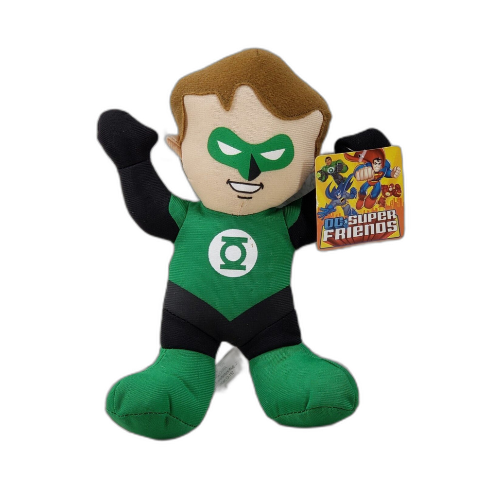 Green Lantern DC Super Friends 9" Stuffed Animal Plush Toy NWT